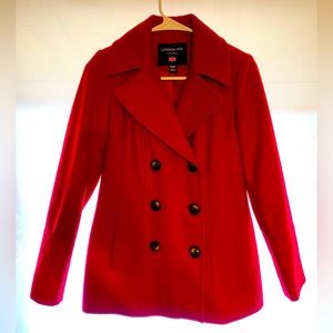 London Fog women’s wool blend pea coat.